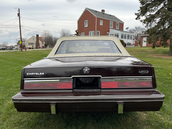 1983 Chrysler LeBaron Convertible