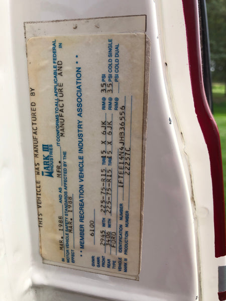 1988 Ford 150 Econoline