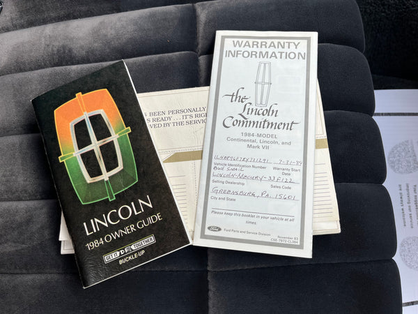 1984 Lincoln Town Car