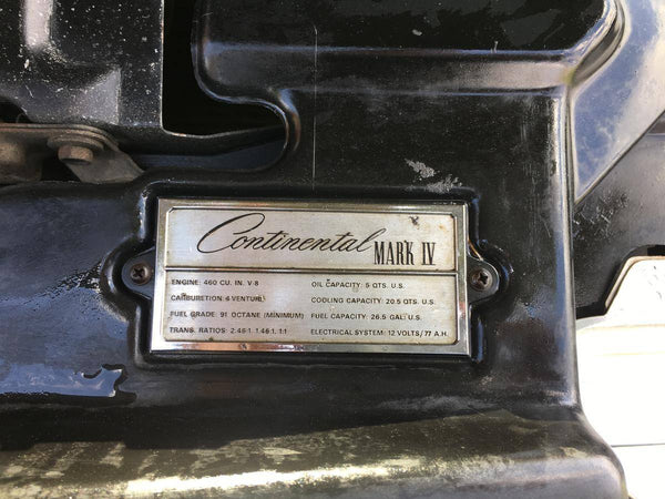 1975 Lincoln Continental Mark IV