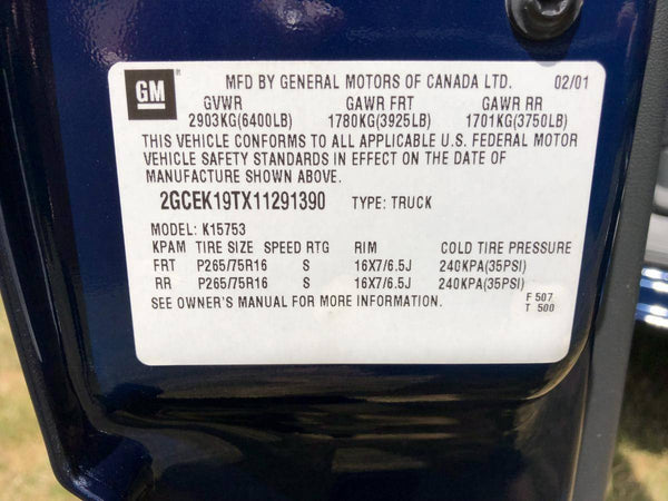 2001 Chevrolet Silverado 1500 LS