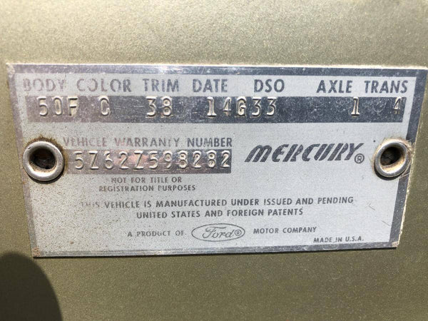 1965 Mercury Park Lane