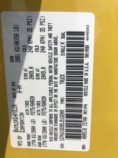 2005 Dodge Ram 1500 Rumble Bee