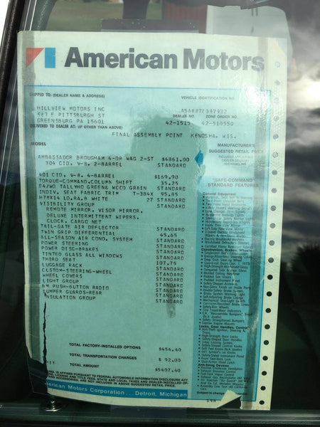 1973 AMC Ambassador Brougham Wagon