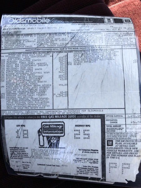 1986 Oldsmobile Cutlass 442