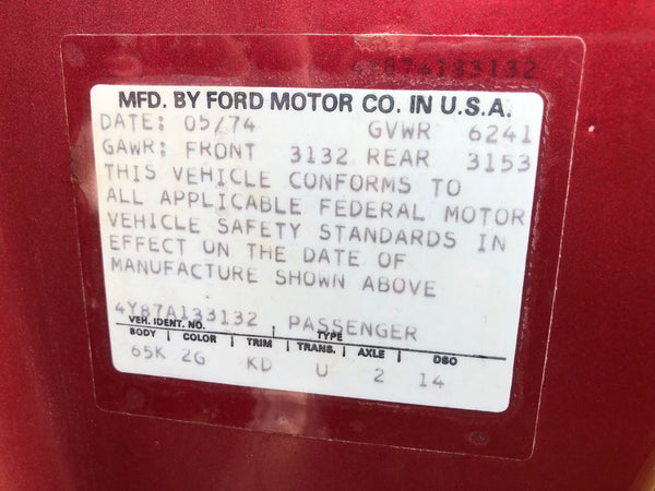 1974 Ford Thunderbird