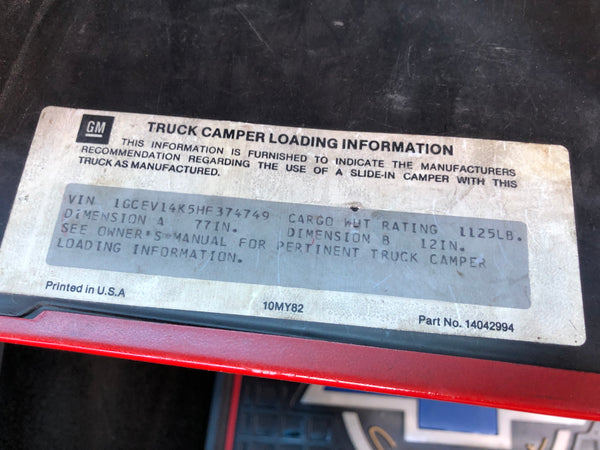 1987 Chevrolet K10