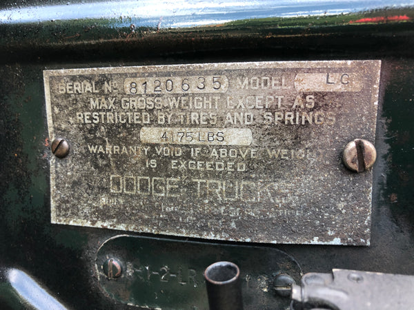 1936 Dodge 1/2 Ton Truck (Model LC)