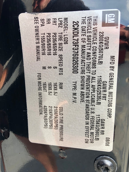 2007 Pontiac Torrent