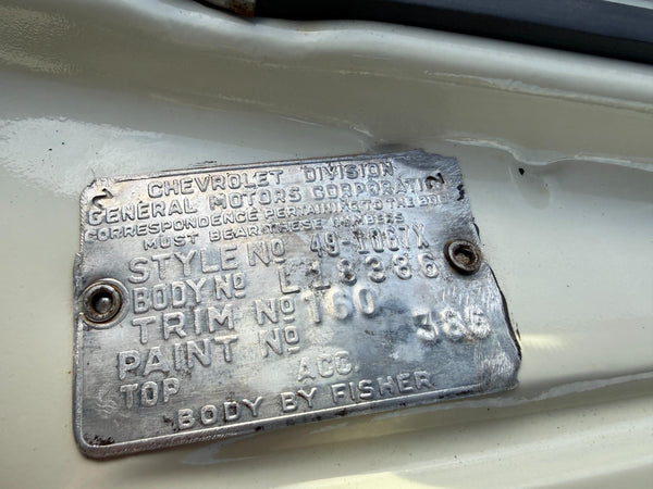 1949 Chevrolet Deluxe Convertible