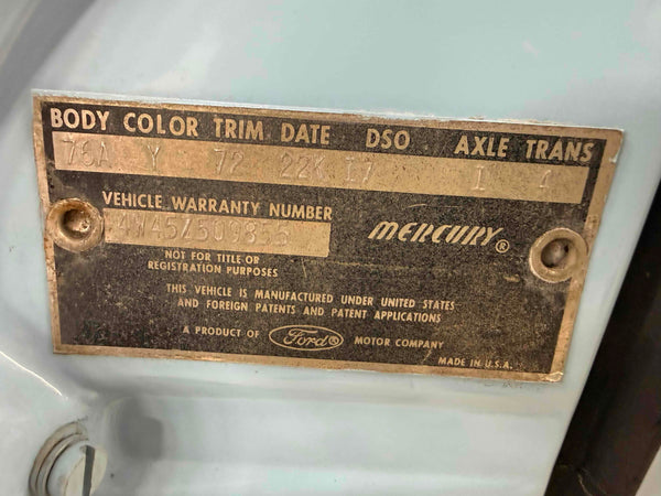 1964 Mercury Monterey Convertible