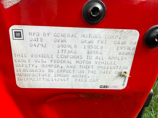 1992 Chevrolet Camaro RS