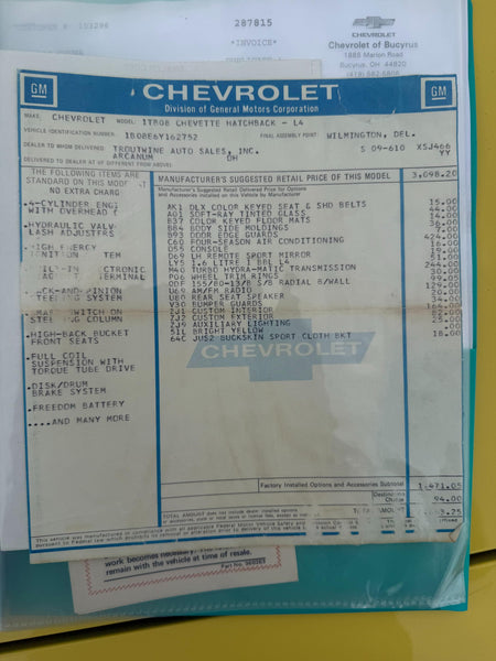 1976 Chevrolet Chevette