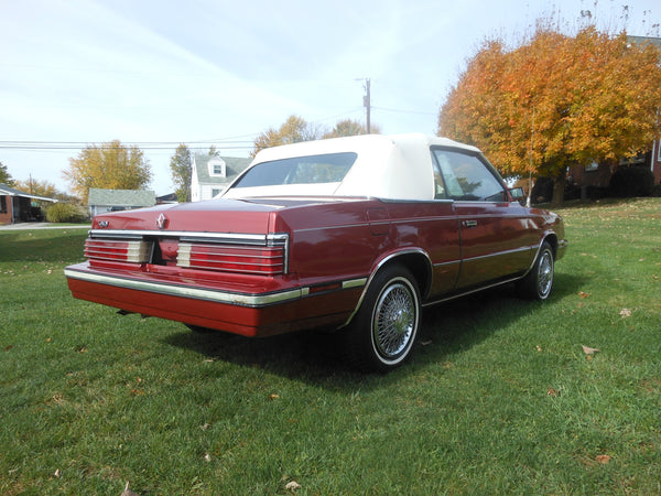 1985 Chrysler LeBaron Convertible